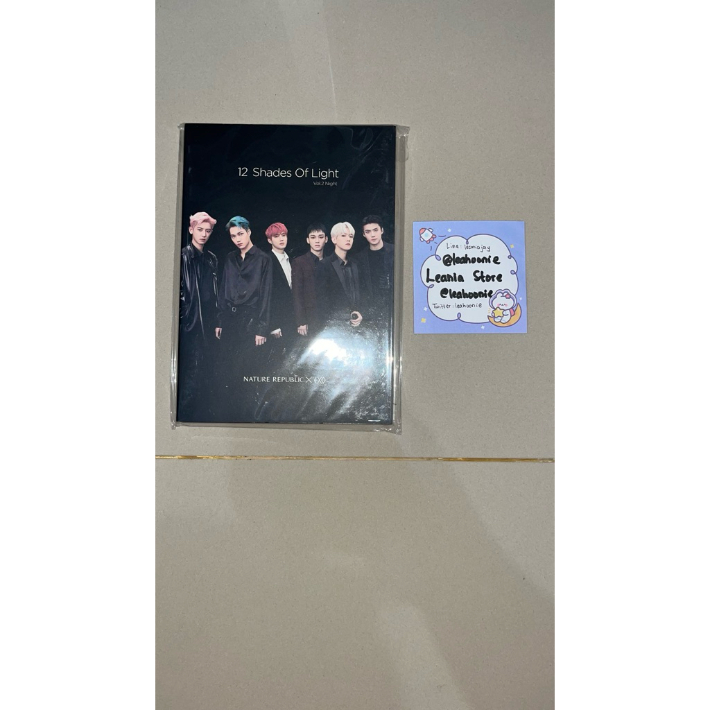 EXO x nature republic official postcard