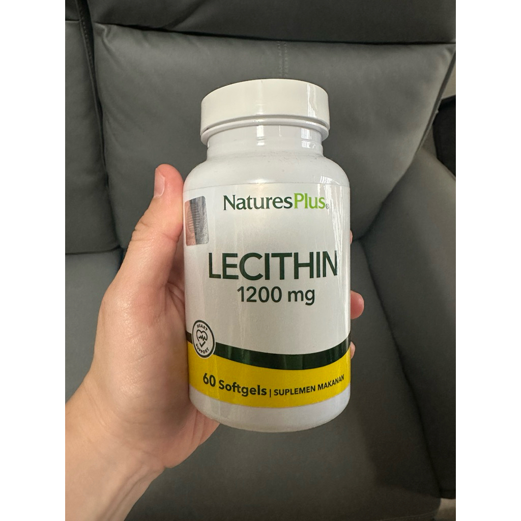 Lecithin 1200 MG Natures Plus (99%) isi. expired Maret 2027