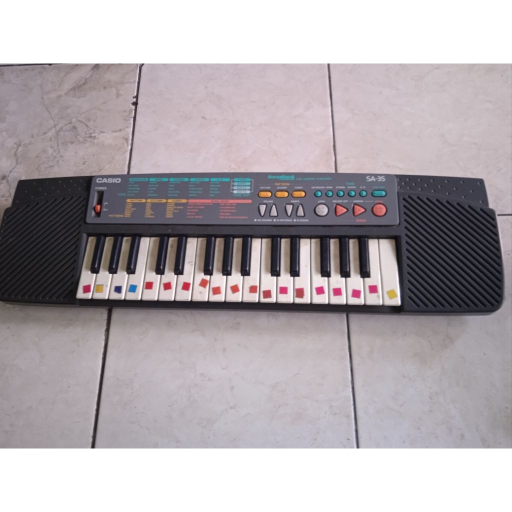 piano casio sa 35 original bekas