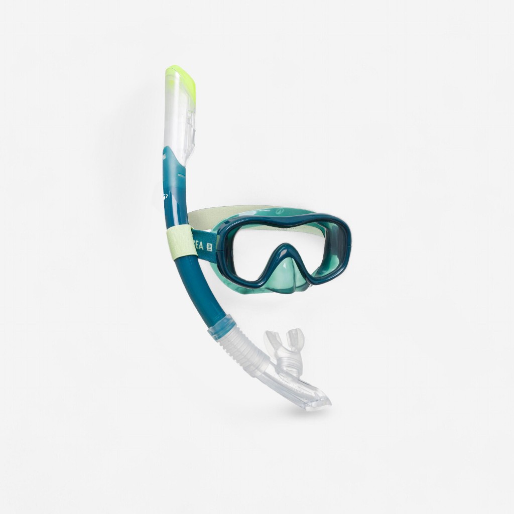 Decathlon SUBEA Set Snorkeling Dewasa Comfort 100 Hijau - 8882381