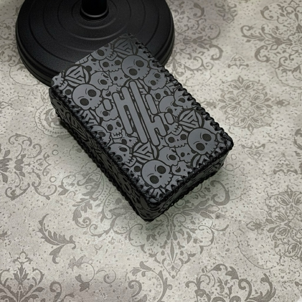 Hitam’ Softcase Kulit Motif S Logo R234/Pro’ Kulit Sintetis Wadah Anti Bared