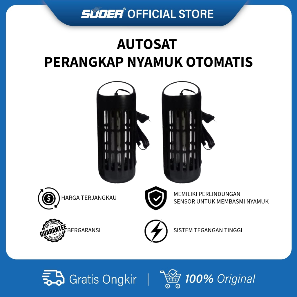 PERANGKAP NYAMUK AUTOSAT CANGGIH EFEKTIF MEMBUNUH NYAMUK Listrik