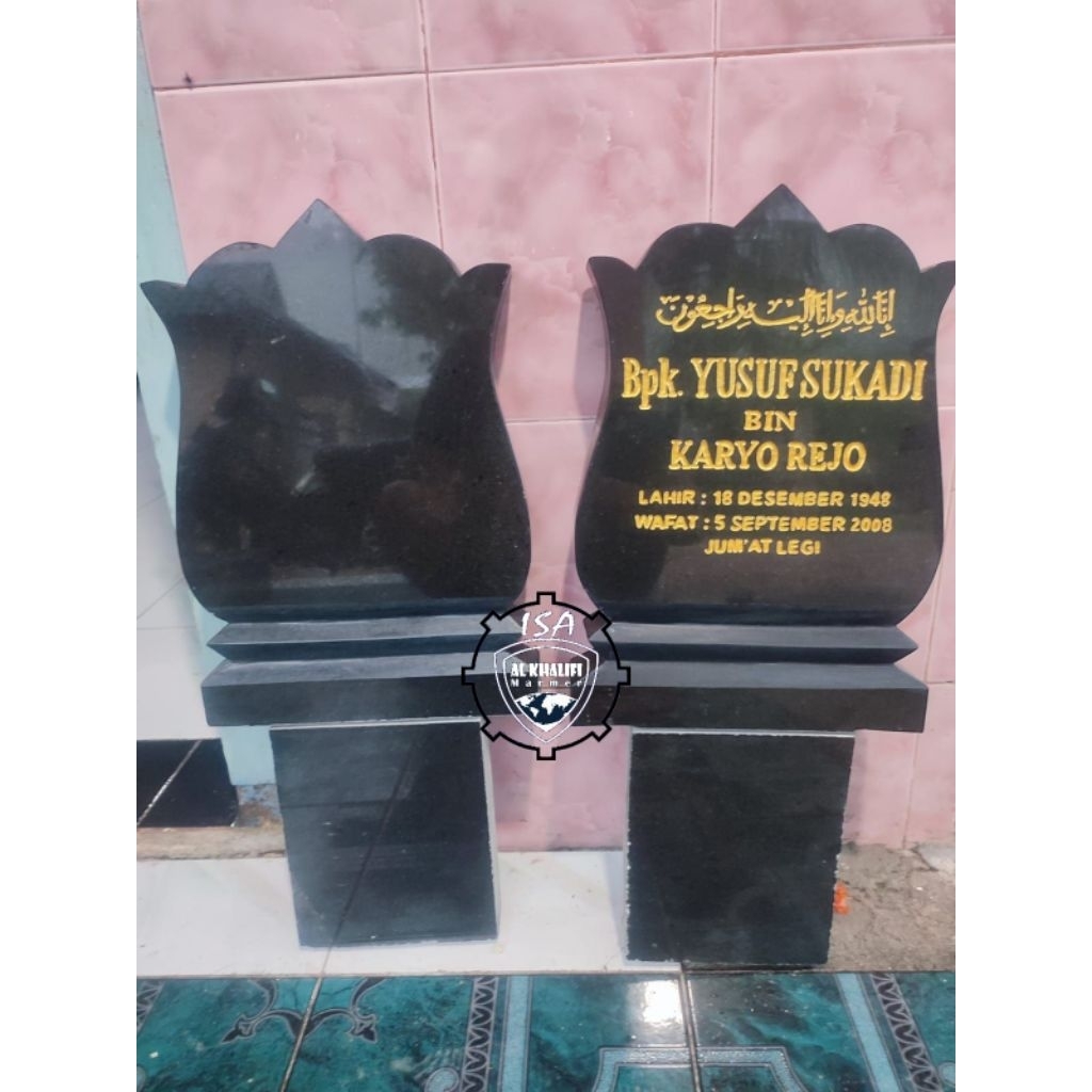 1 PCS PATOK NISAN BATU GRANIT ANDESIT/MAESAN PATOK GRANIT MIRAH/NISAN MAKAM PATOK GRANIT