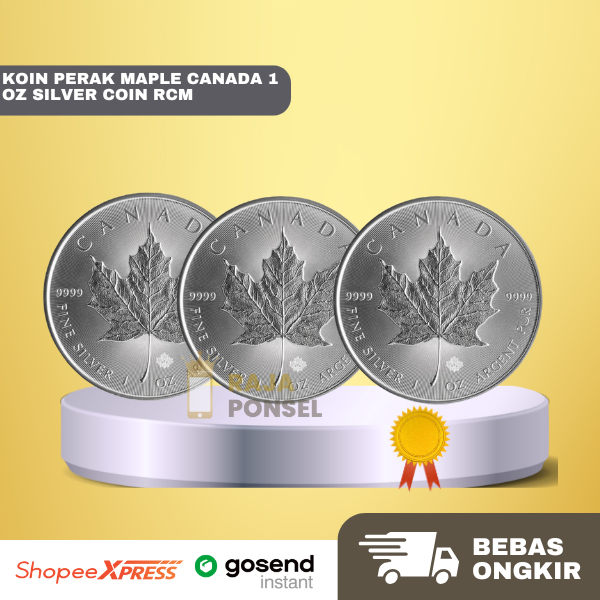 Koin Perak Maple Canada 1 oz Silver Coin RCM