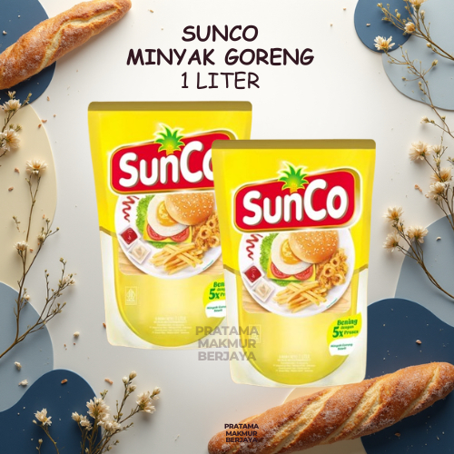 SUNCO MINYAK GORENG 1 LITER / MINYAK GORENG SUNCO REFILL 1 LITER. ORIGINAL 