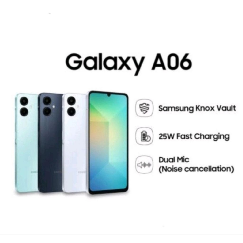 HP SAMSUNG GALAXY A06 4/64 GB - SAMSUNG A06 RAM 4GB ROM 64GB GARANSI RESMI