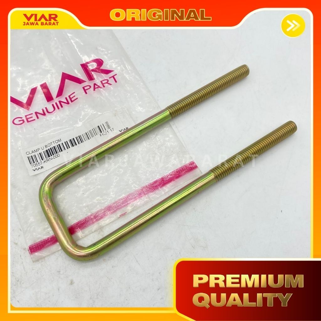Klem U / Clamp U / Baut Strok Bak Viar Karya 150cc 200cc // Spare Part Motor Roda Tiga // Original V