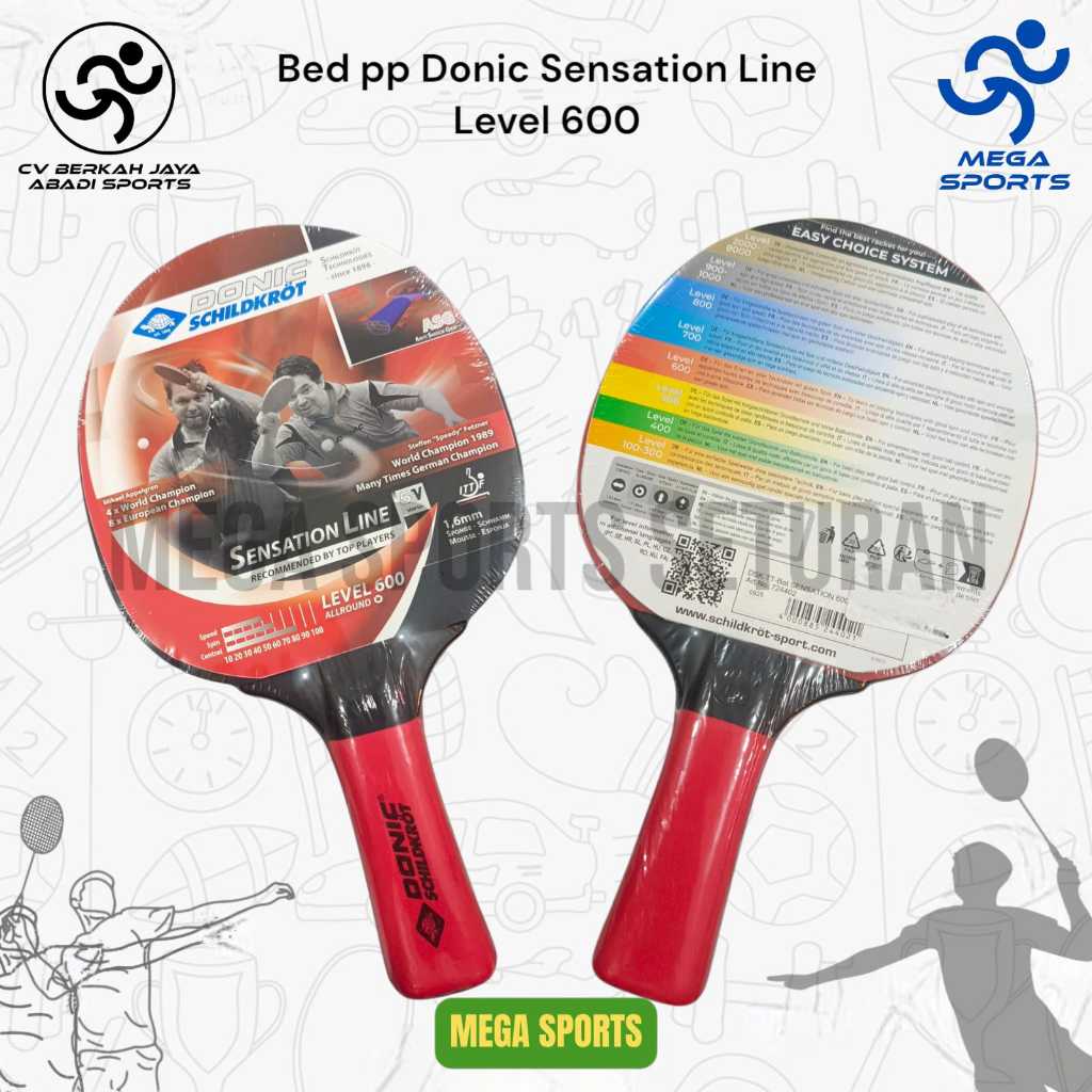 DONIC SENSATION LINE 600 BET BAT PINGPONG TENIS MEJA