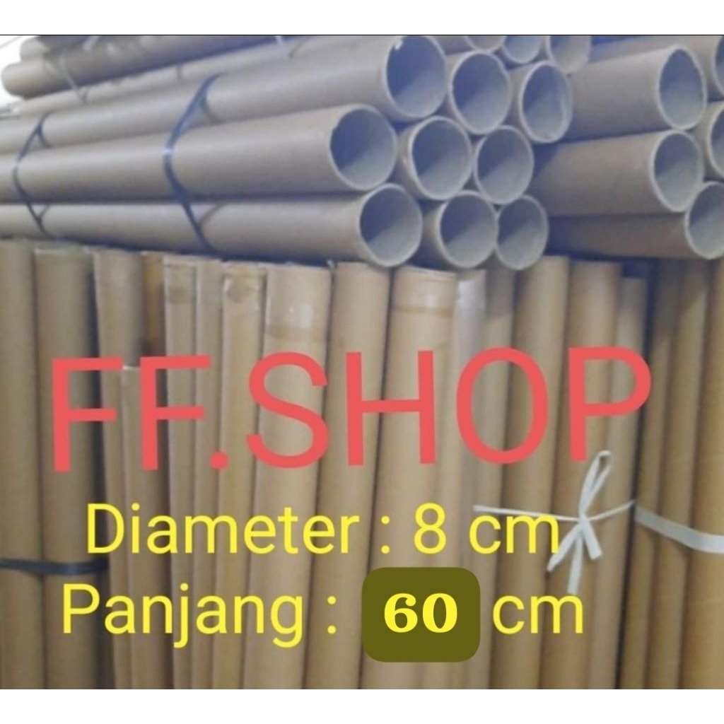 Selongsong/Bobin/Paper Core/ Cones 8 × 60 cm