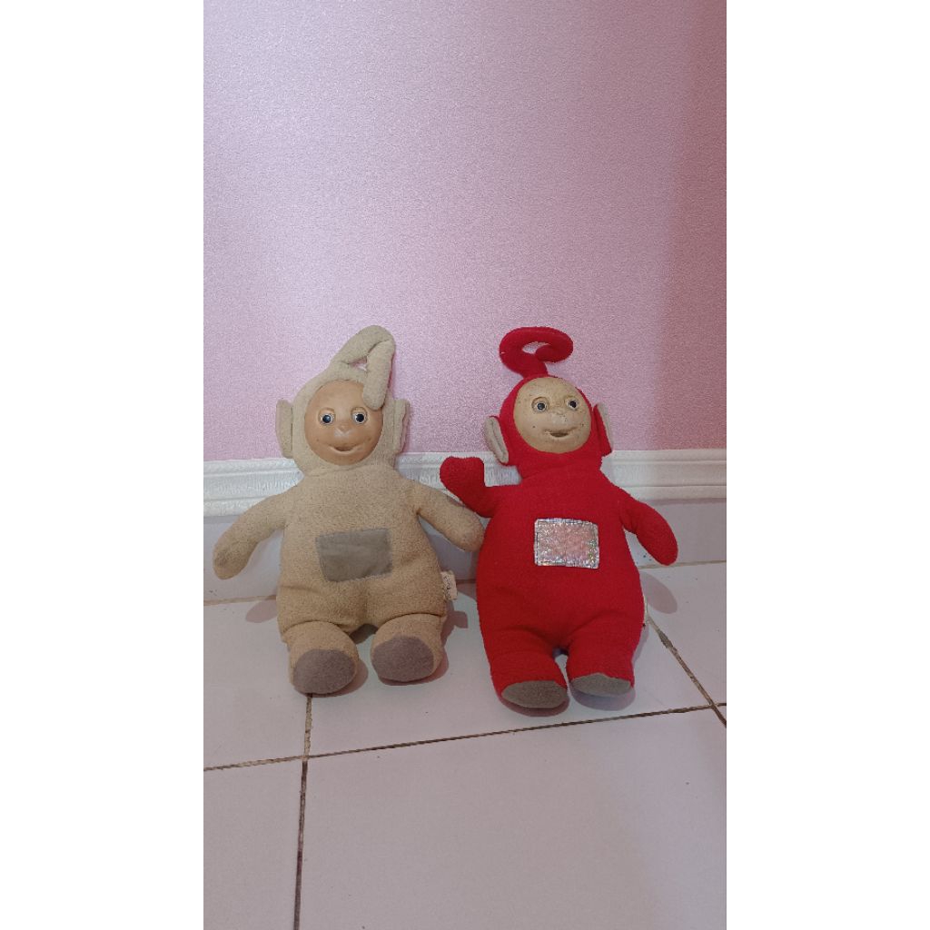 Teletubbies Plush Preloved – Po & Lala (Set Isi 2) - Boneka Teletubbies