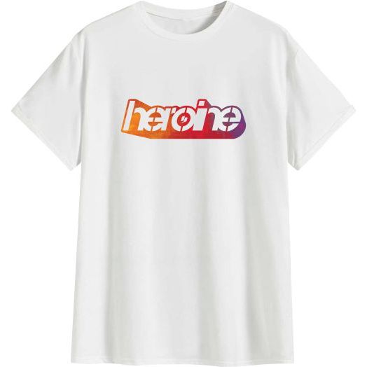 Rainbow Kaos T-shirt Unisex White - HeroineExprnc