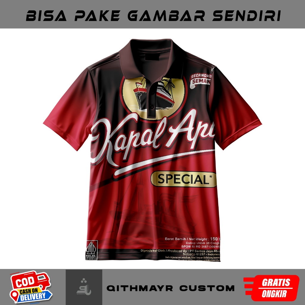 kaos pria Kopi Kapal Api Kopi Bubuk Special / Kopi Kapal Api Special