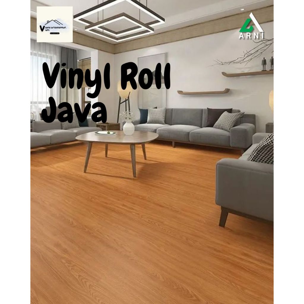 Vinyl Lantai Roll Java 1mm – Motif Kayu, Semen & Terrazzo | Vinyl Roll Premium