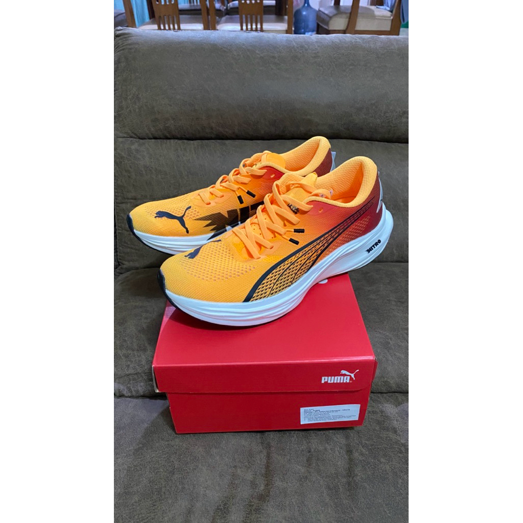 Sepatu Lari Running Shoes Puma Deviate Nitro 3 Second Original Size 42