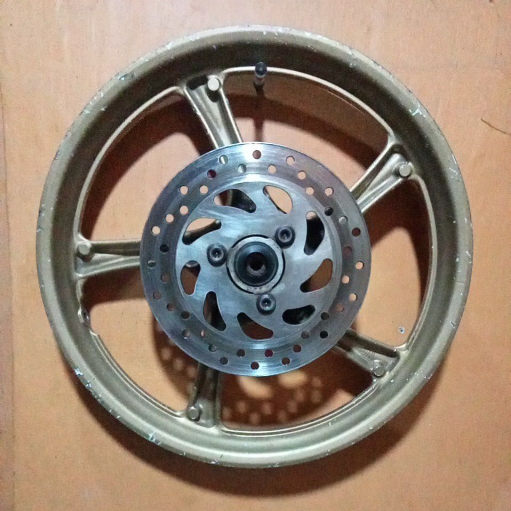 velg racing depan +piringan Yamaha Fino fi 115 original