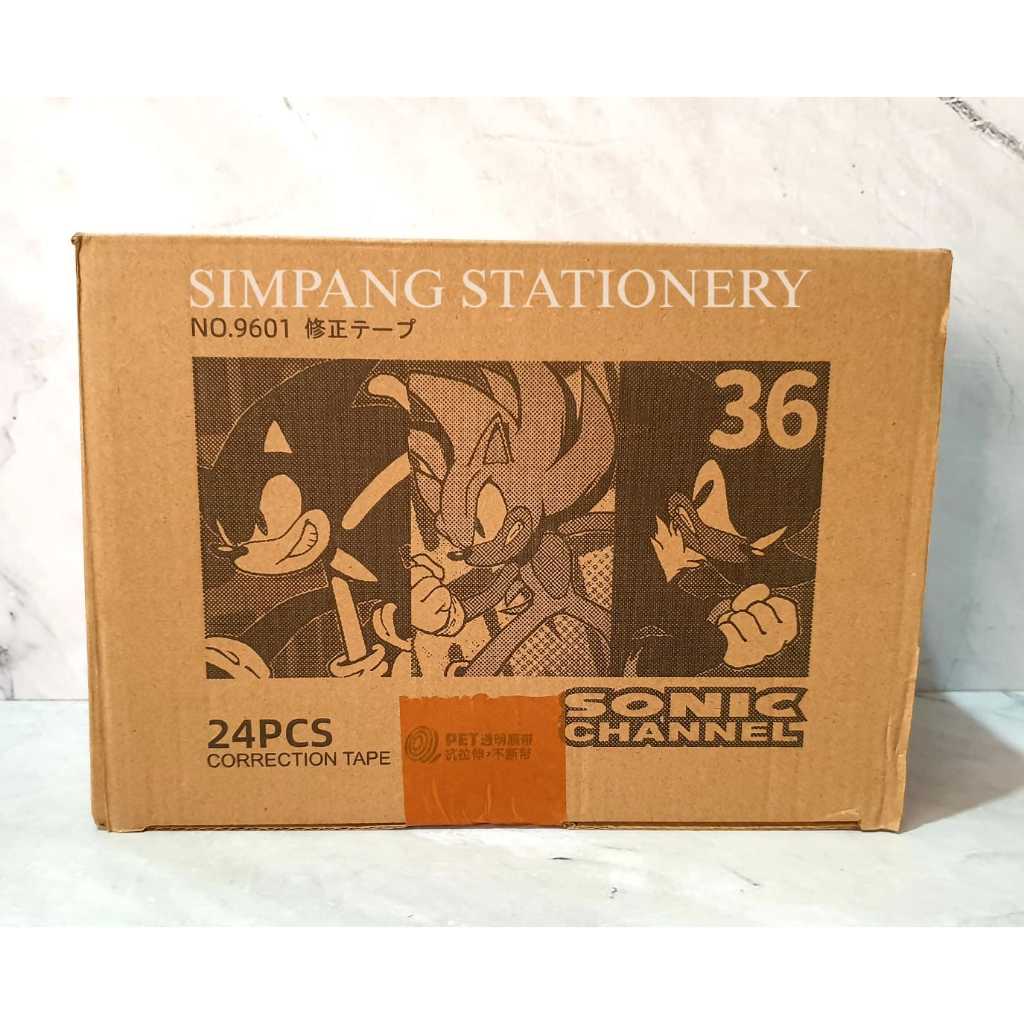 1 DUS / 2 LUSIN / 24PCS TIPE X KERTAS / CORRECTION TAPE SONIC 9601 GROSIR MURAH