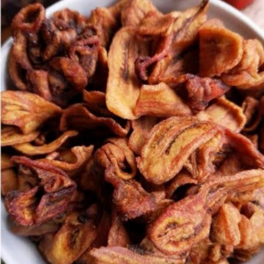 Kripik Sale Pisang Kering Khas Cilacap rasa Manis Renyah Kriuk Cemilan Snack asli cilacap Keripik Sa