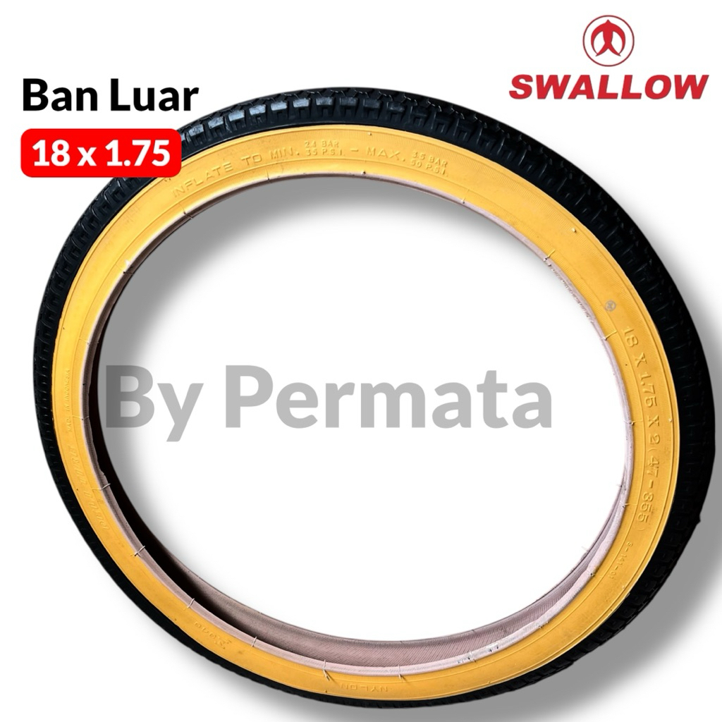 Ban Luar Sepeda Swallow 18 x 1.75