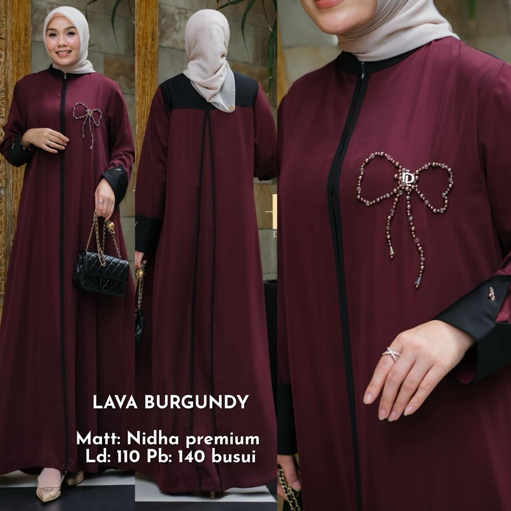 DHIYA CELIA AZURA NADIA LAVA DRESS Ori D'lovera by Olla