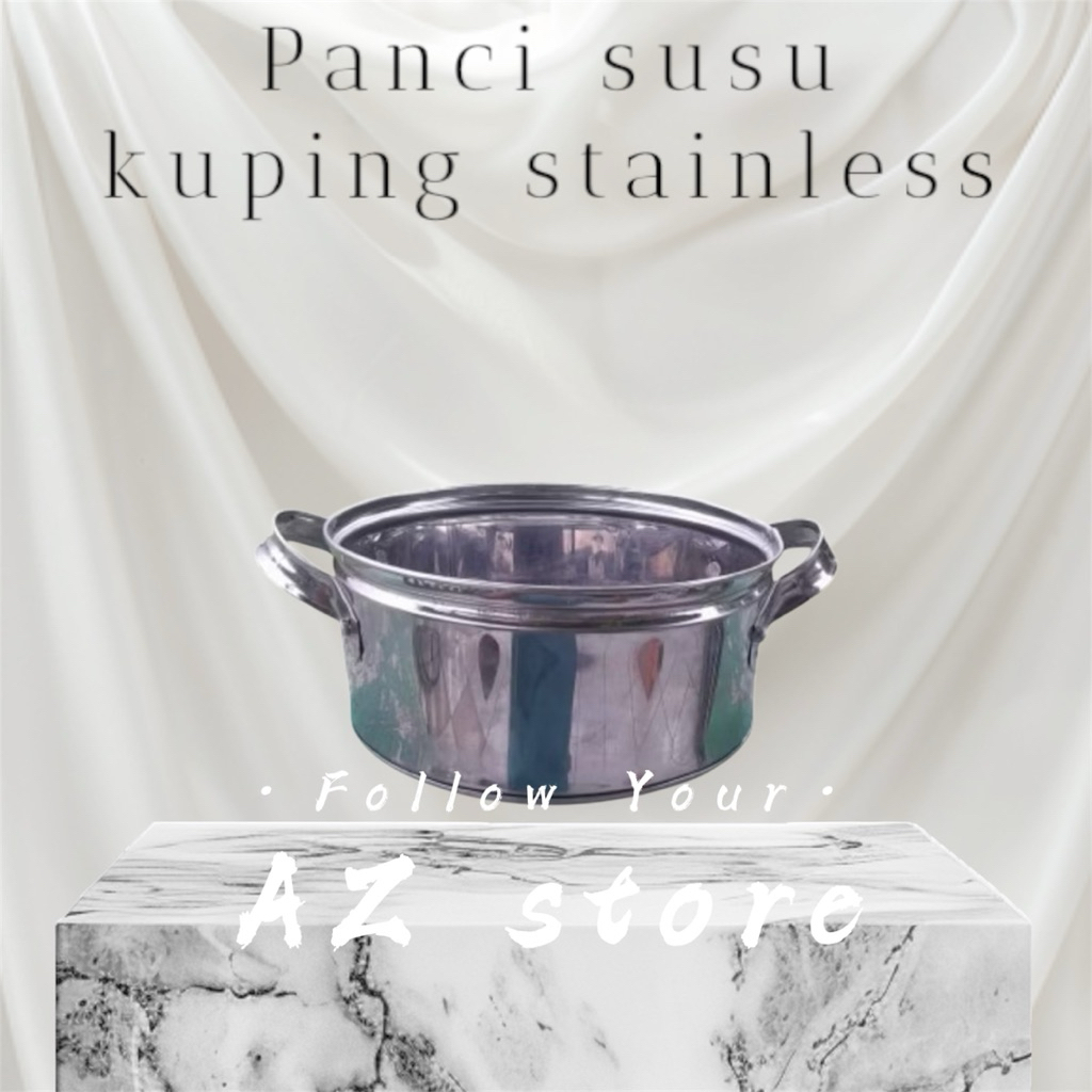 panci sayur kecil panci susu handel 2 stainless panci susu