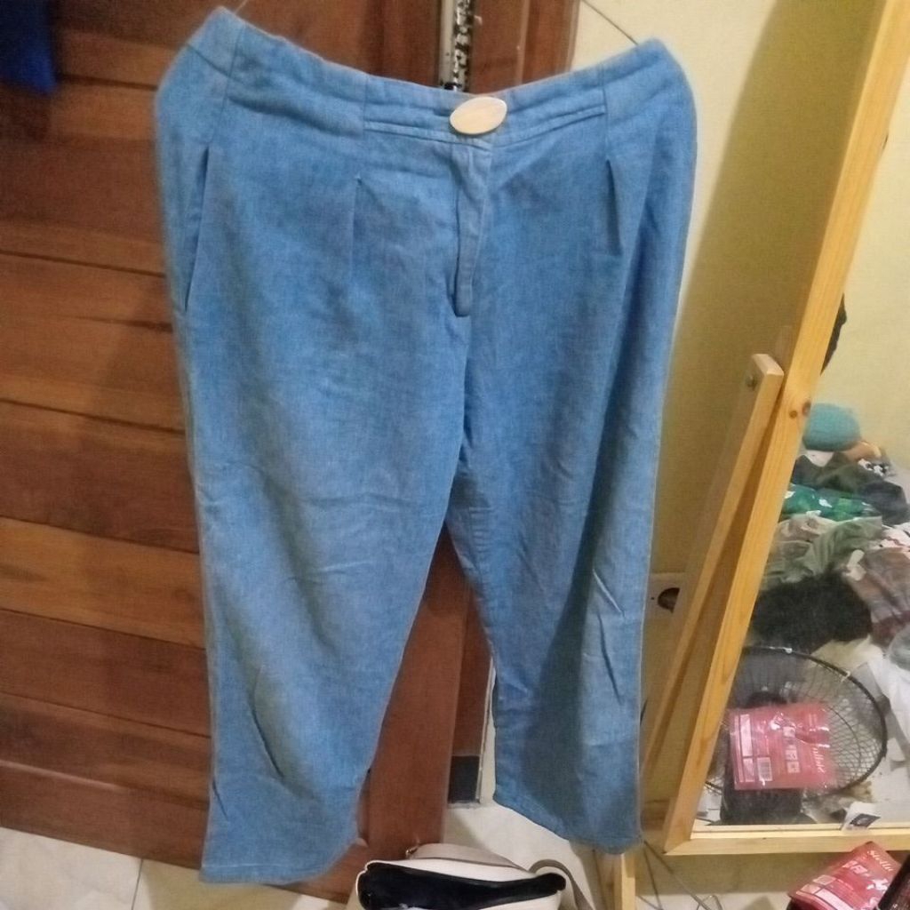 preloved kulot jeans zara