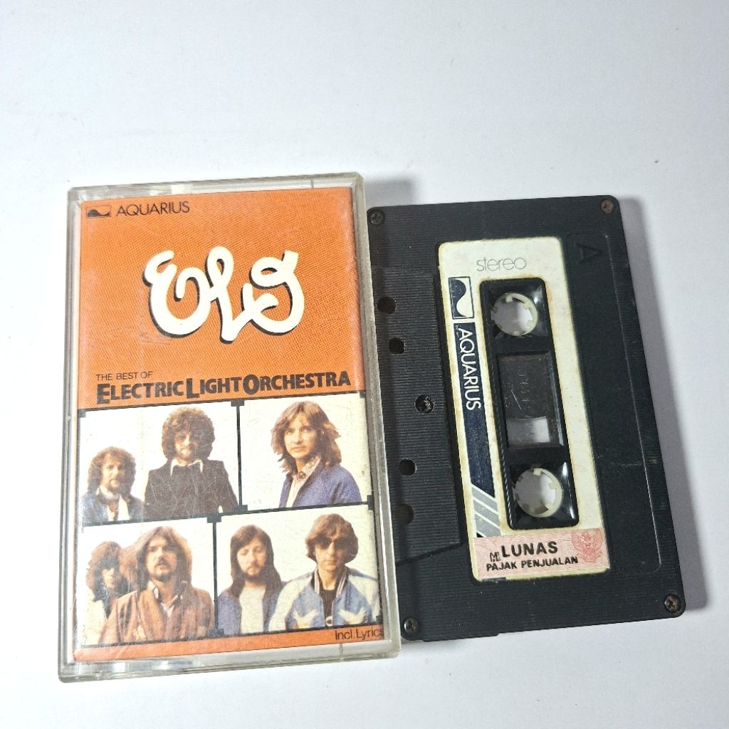 Kaset Pita Electric Light Orchestra (ELO) The Best Of (Aquarius)