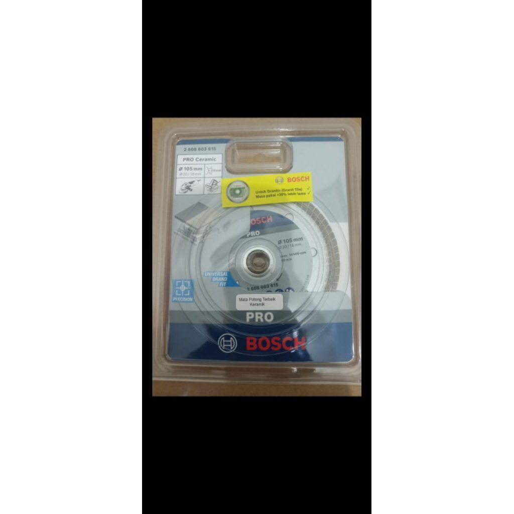 Bosch Diamond Whell Pisau Granit Dan Keramik Turbo Original