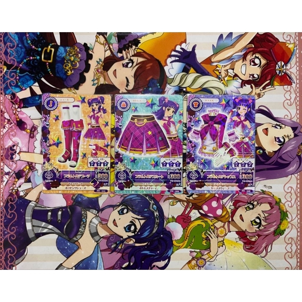 Kartu Aikatsu Card Plum Torte Coord Hikari Minowa Stage Langka Asli Versi Taiwan