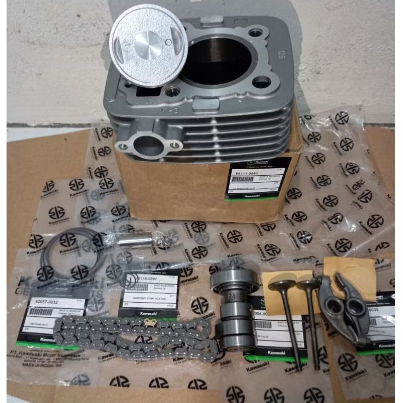 PAKETAN 5 ITEM BLOK SEHER STANDAR KLX 150 D-TRACKER ORIGINAL