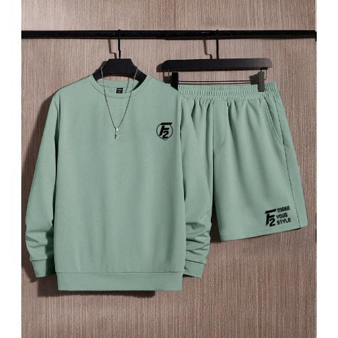 ONE SET SWEATER CREWNECK SABLON DTF PREMIUM SWEATER SET F2 KOREA TERBARU PRIA WANITA