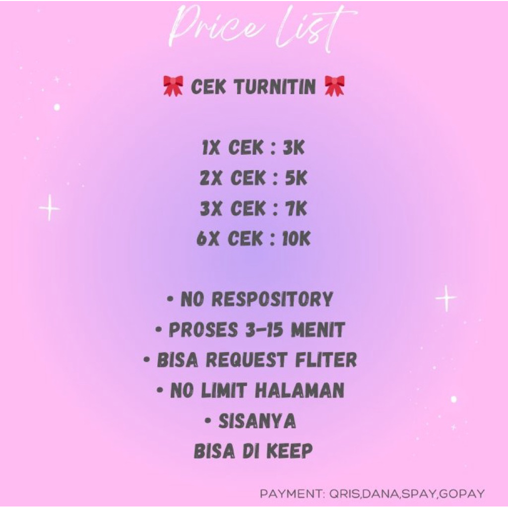 Cek Turnitin No Repository Murah_araasoo