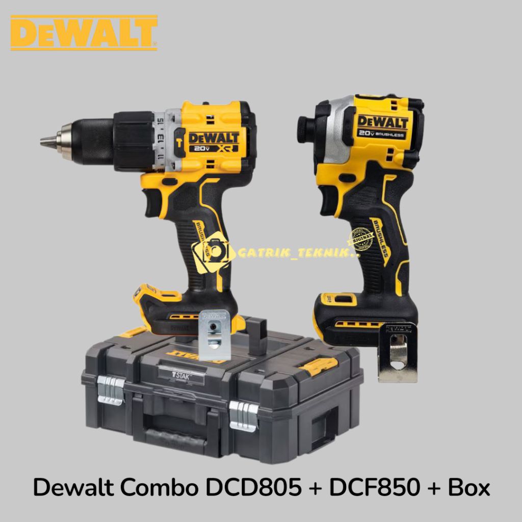 Dewalt DCD805 + Dewalt DCF850 Bor + Impact Driver Dewalt DCK2050 Combo Dewalt 20V
