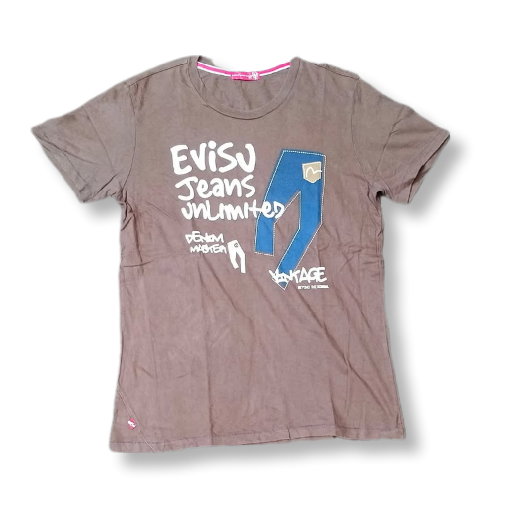 EVISU JEANS UNLIMITED DENIM T-SHIRT | KAOS | KDU