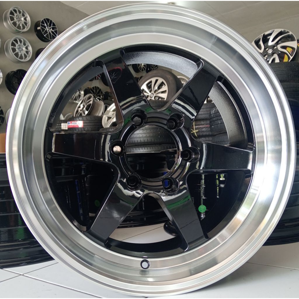 Velg mobil Baru model SAMLONG R18 by RAYS CLUB