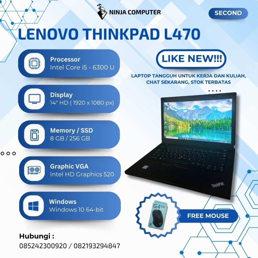 Lenovo Thinkpad L470 (SECOND)