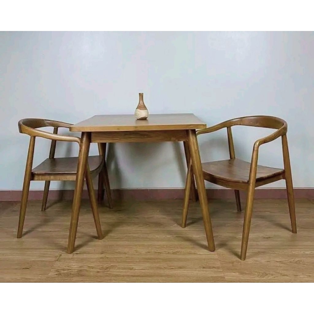 Set Kursi Makan Selly Bubut meja kotak