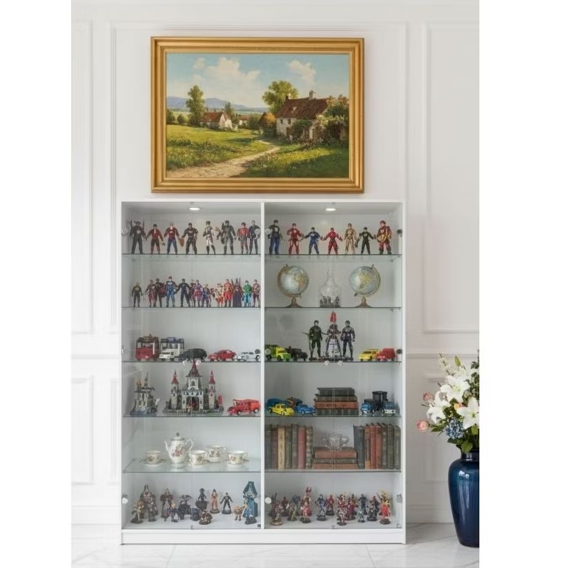 lemari tas/lemari pajangan/rak sepatu/duco/minimalis/pajangan kaca/lemari kaca