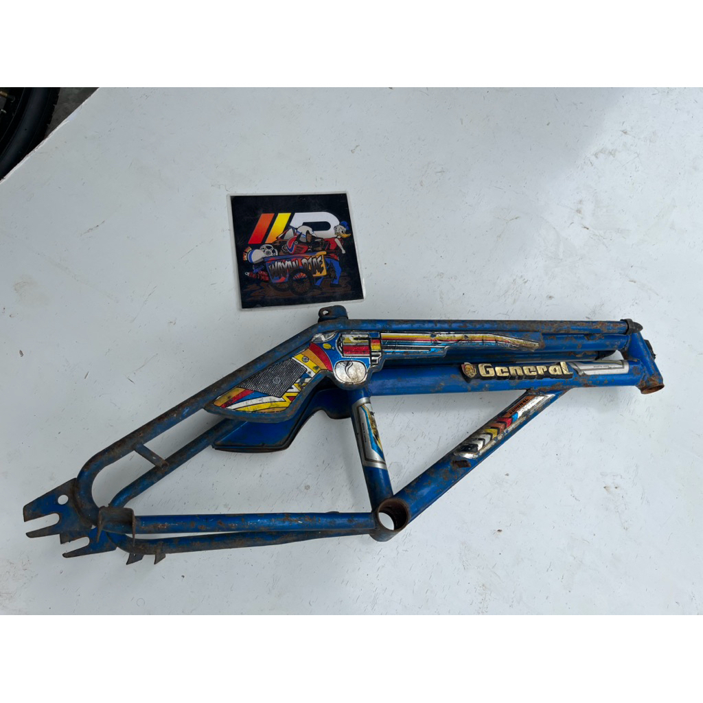 Sasis frame sepeda anak jadul original NOS apadanya seperti di foto