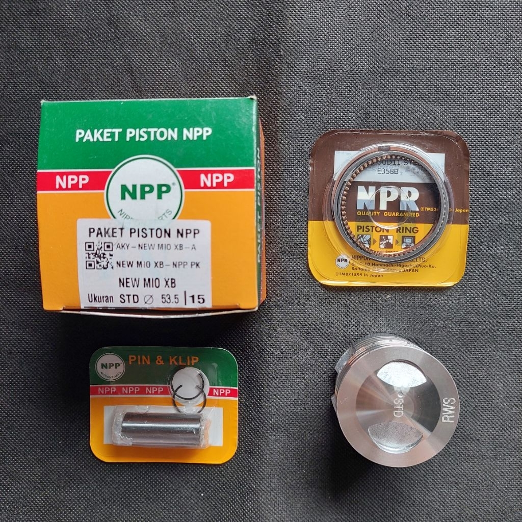 Piston Kit Ring Seher Npp . Mio XB OverSize STD, 50,100