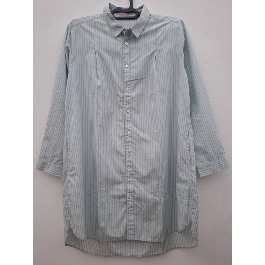 Preloved Tunik Motif Garis-Garis Salur Wanita Cewek