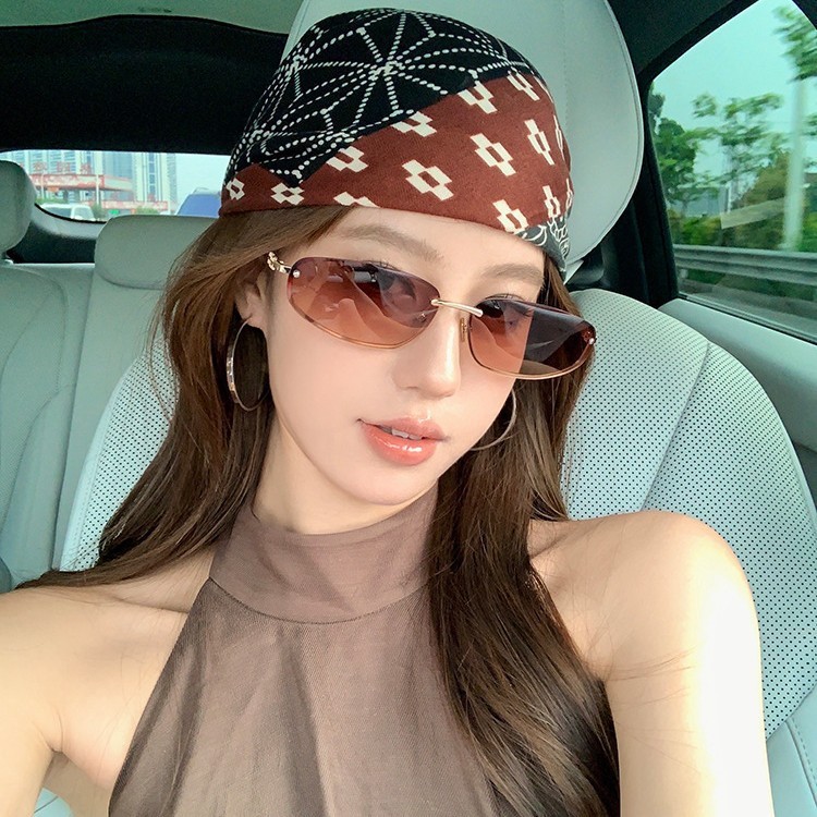 Scarf Vintage Motif Mete Paisley Printed Syal Leher Wanita Gadis Manis Keren Dan Seksi Hair Scarf 70