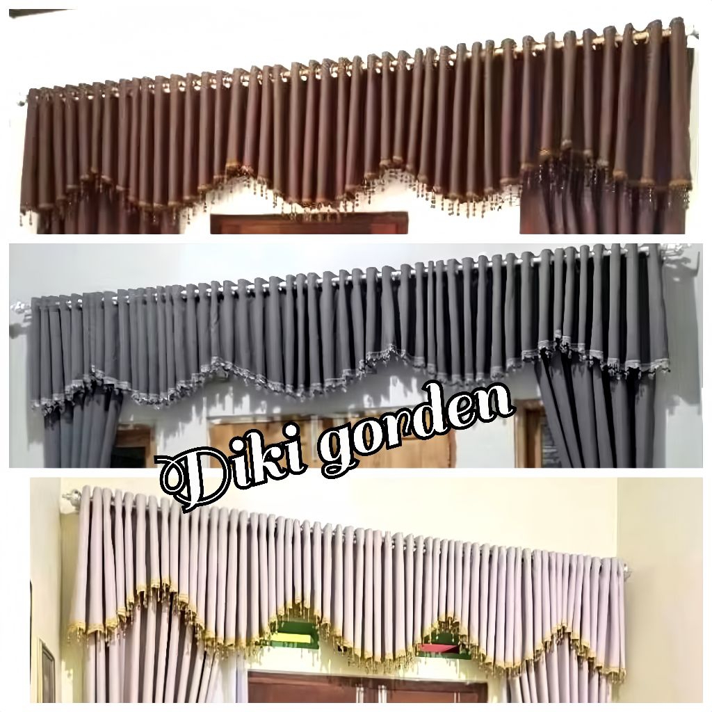 Poni Gorden Saja / Gorden Poni Blackout Atas Pintu Pentilasi Lebar 100 s/d 300cm