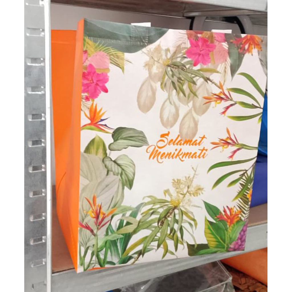 TAS HAJATAN LAMINASI PREMIUM BOX NASI 22x22