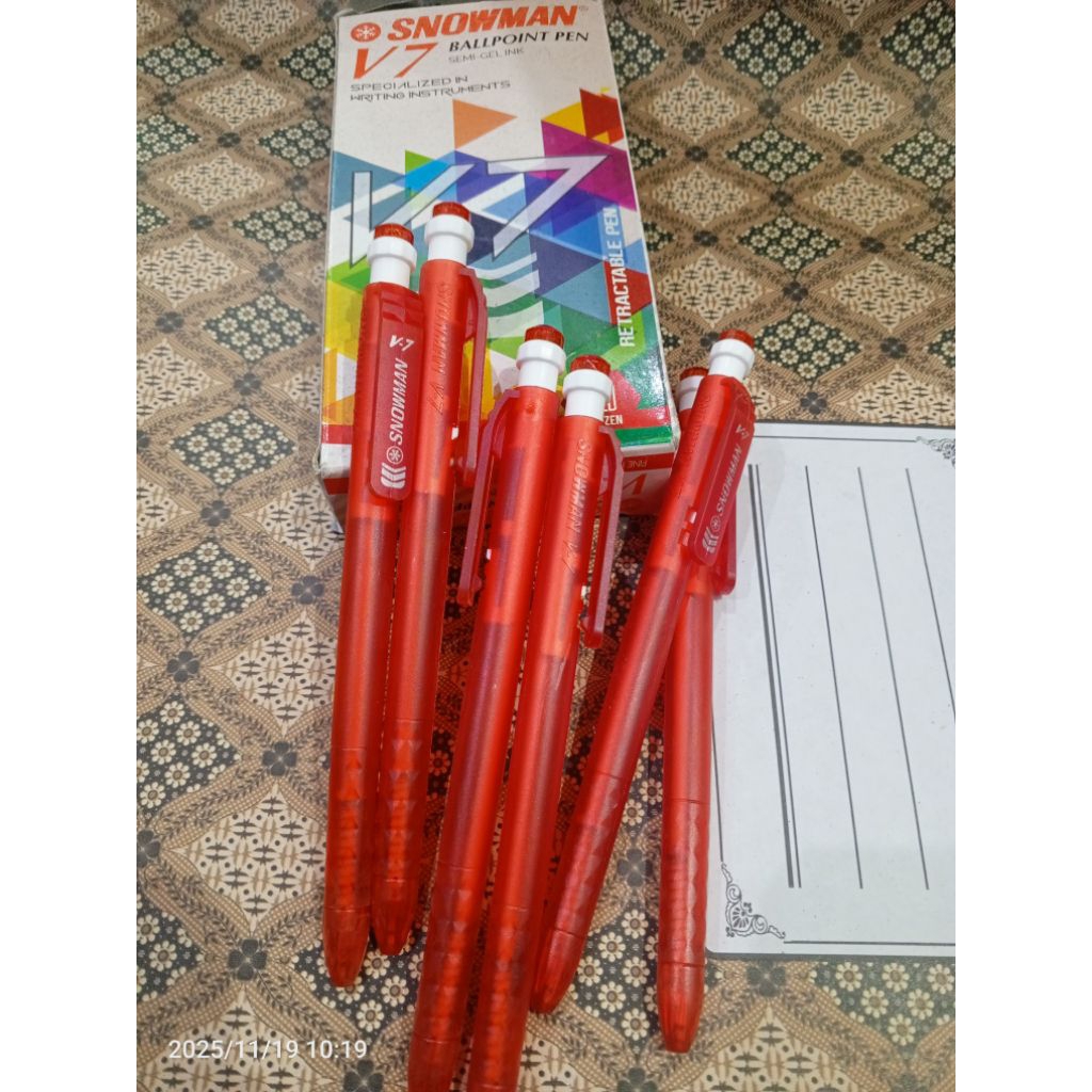 BOLPOIN SNOWMAN V5 /BOLPOIN SNOWMAN V7 @1 BIJI