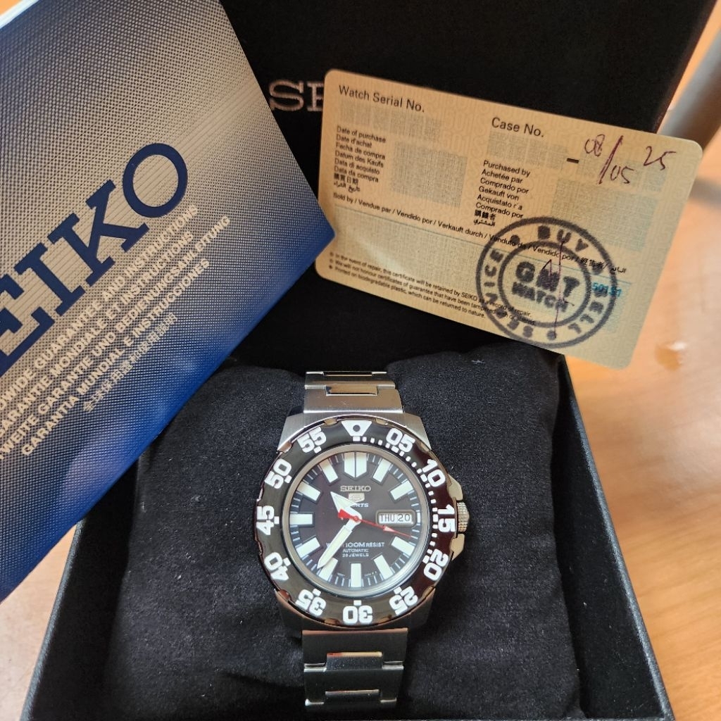Seiko 5 SNZF 51 k1 Monster Original Preloved