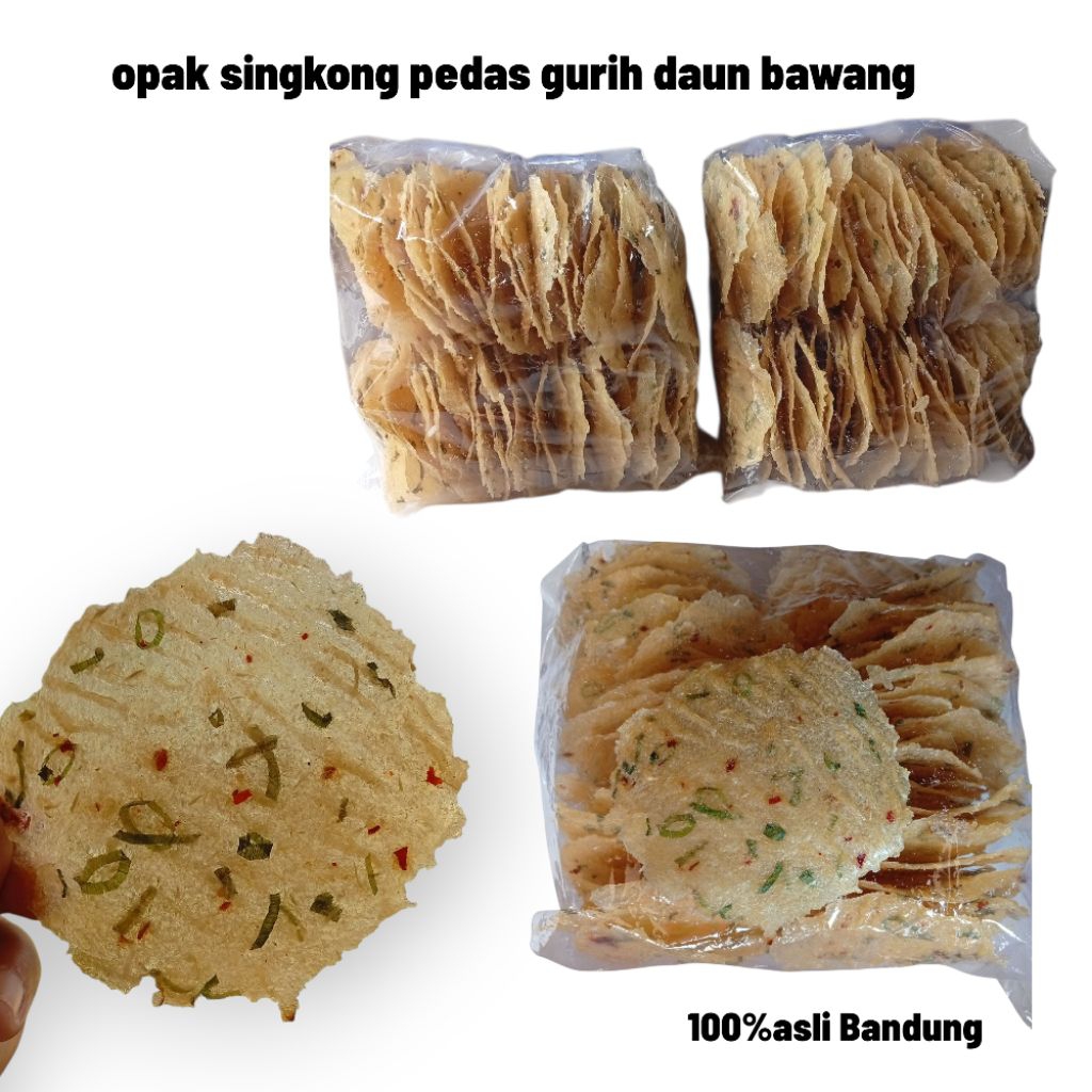 kecimpring singkong mentah renyah nikmat asli bandung