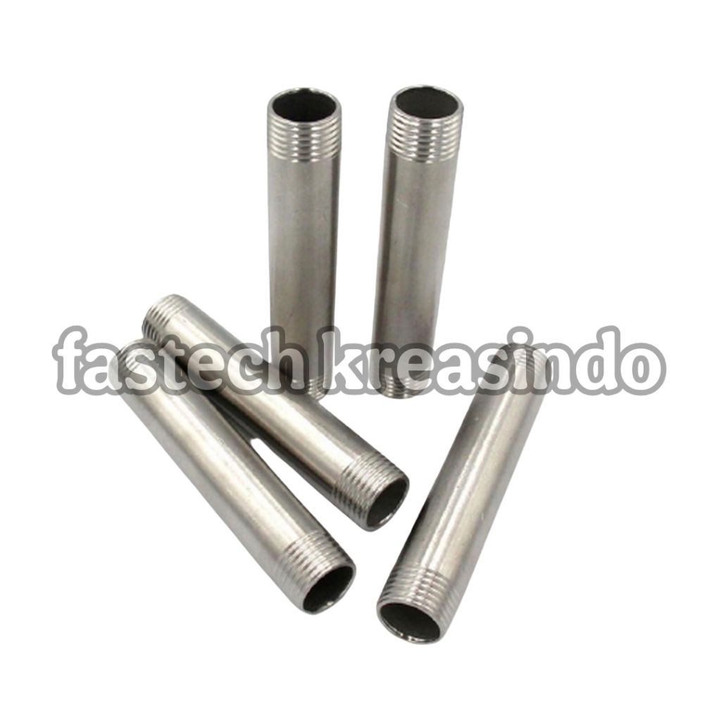 PIPA NEPEL STAINLESS 10CM 1"INCH SS304