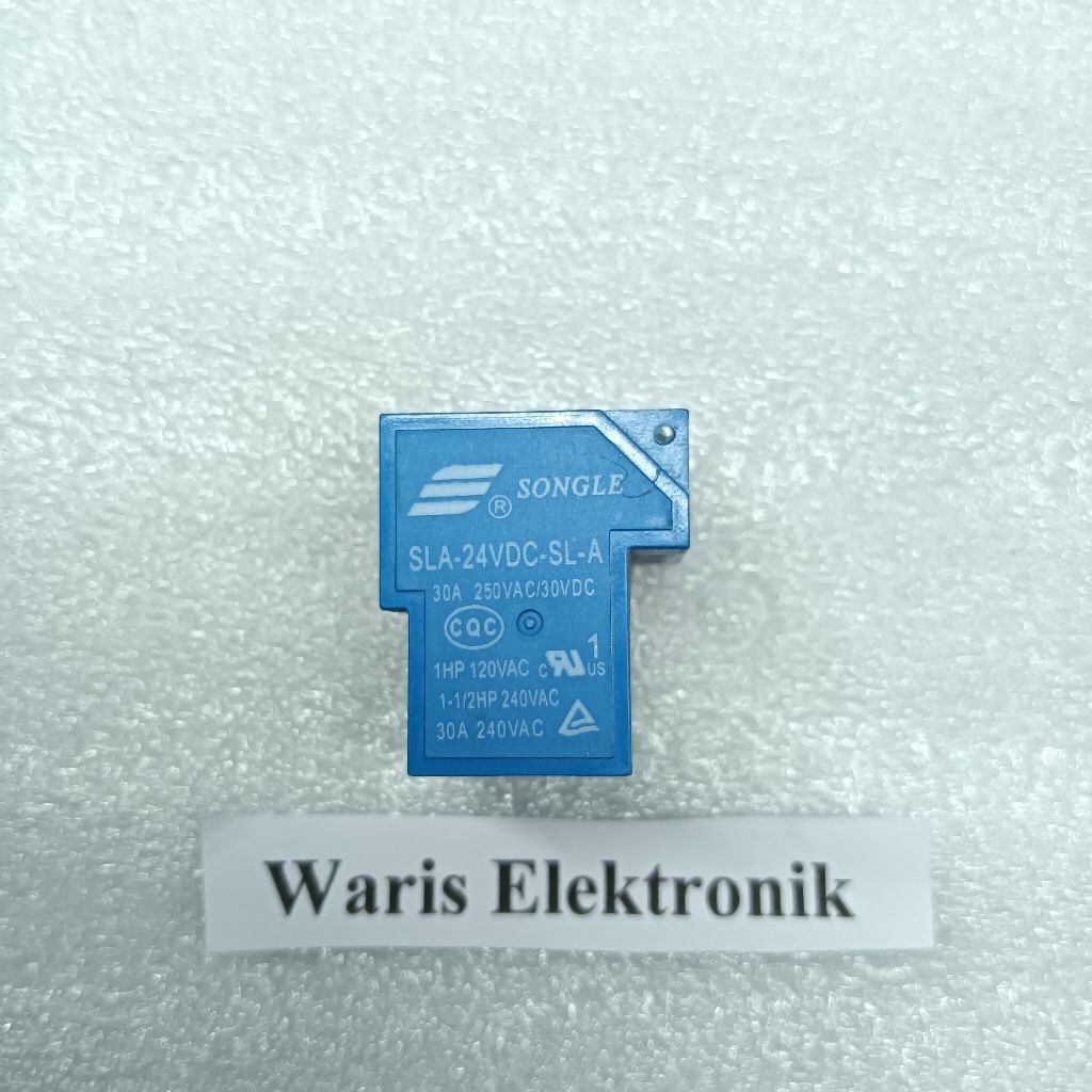 Relay DC 24V 30A 5 Pin 5 Kaki Relay Kodok