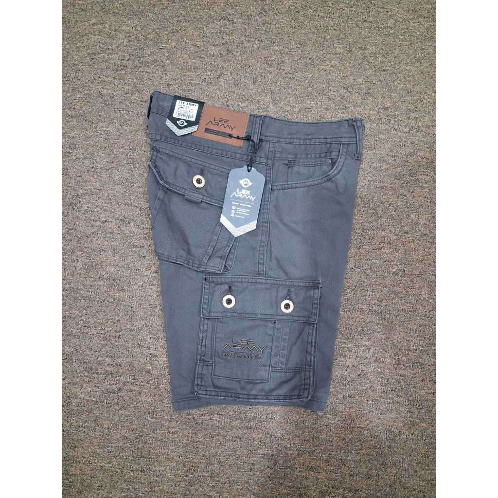 (Diatas Lutut) Celana Cargo Pendek Pria Katun Premium LA