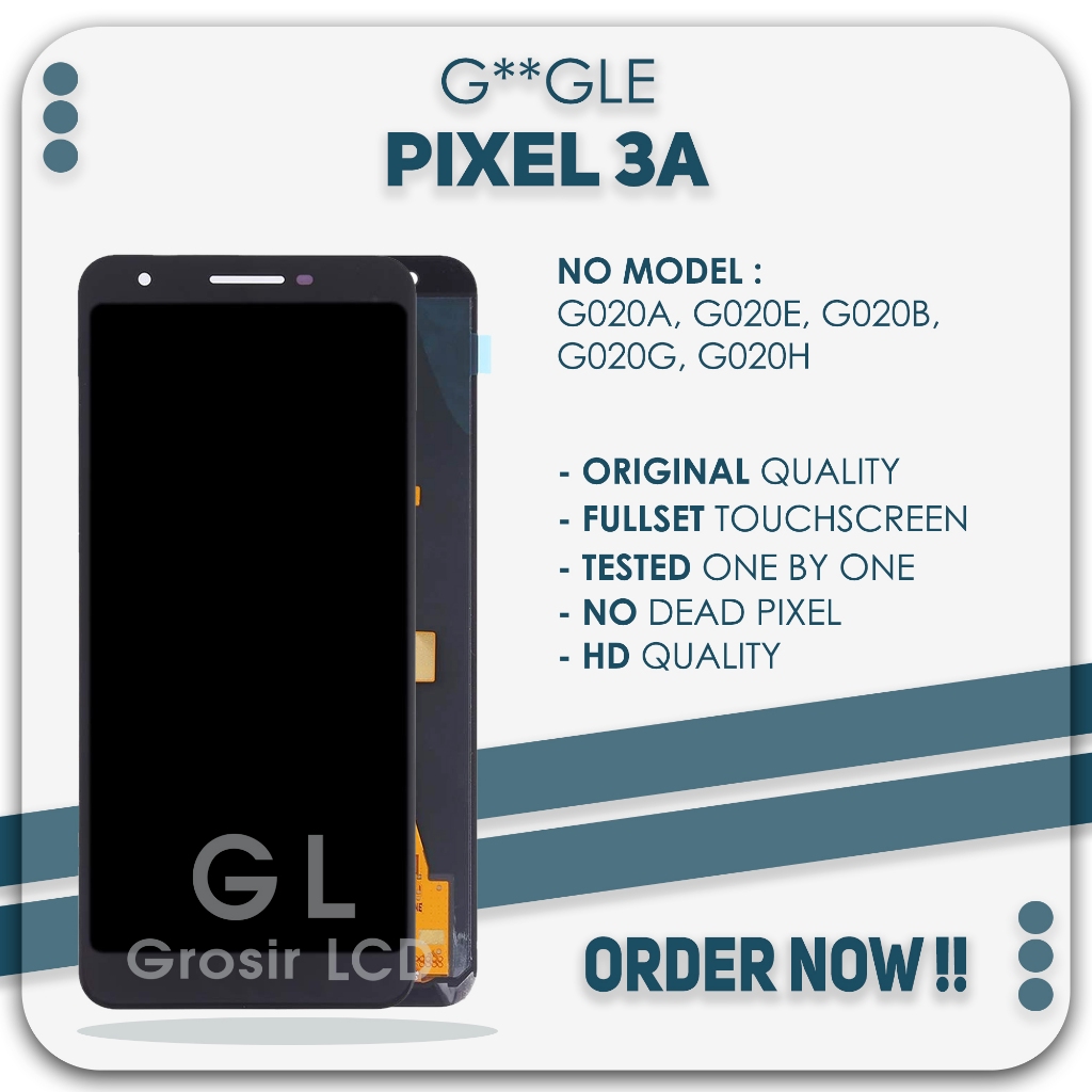 Grosir LCD Pixel 3A - Fullset Touchscreen